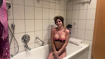 Trans Gianina sextoy anal fisting anal fuck dildo gaping shemale ladyboy