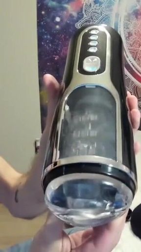 Foreglad Fenian automatic masturbator unboxing