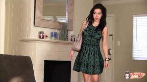 Goodest looking Asian Kimy Lee gets banged after working in her living room