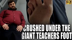 Tiny Crushed Under The Teachers Foot - 4k UHD 2160p - KingMarti