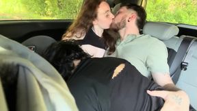 Two College Best Friends Seduce Uber Driver for Threesome