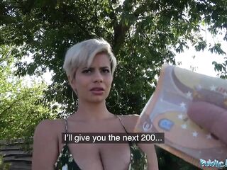 Public Agent Breasty avid mother I'd like to fuck in hawt sloppy oral-sex and public bang