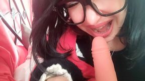 burping hot milf, blowjob and outdoor