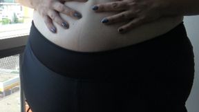 Belly Expansion in bathing suit