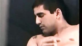 ”Zack unzips his pants & starts to massage his prick”