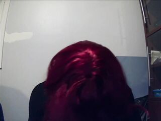 Constricted Playmate Pt4! Satin ebony gloves and metal nails to go along my female mask Playmate!