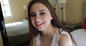 Teen With Natural Big Tits & Big Ass, Interview Fuck, POV