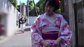 Sexy Yukata Girls Explore City When Fireworks Get Canceled 1