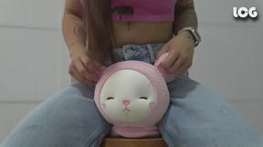 Catalina Punishes Spits on My Melody Plush Cruel Buttcrush Trampling