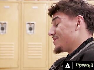 MOMS MALE - Fortunate Dude Screws With Her Hawt mother I'd like to fuck Teacher Adira Allure After A Test
