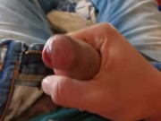 Boy jerks off and cums twice