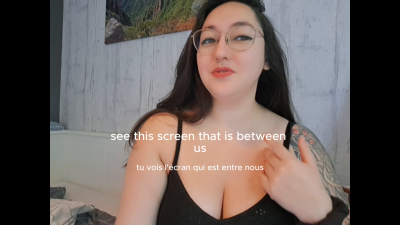 You can watch my breasts, you