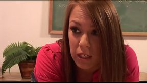 Haley Sweet Is A Horny College Girl That Will Fuck Her Professor For A Better Grade