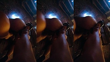 Fucking my slave with my high-heels 👠