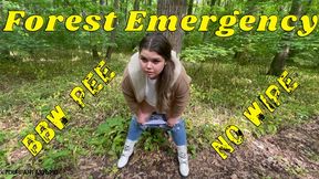 Forest Emergency BBW Pee No Wipe