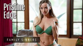 Pristine Edge seduces stepson in reverse cowgirl before missionary