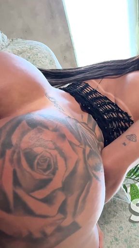 Fishnet TS Babe Gets Her Tight Ass Destroyed