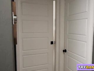 BANGBROS - Breasty Stepmom Kat Marie Caught Masturbating, Lets Homie Get Access To That Older Cunt