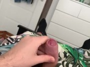 Relaxing masturbation session with strong orgasm