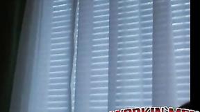 ”Mature guy flaps his little shaft around & jerks off”