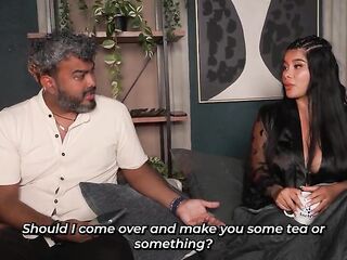 Brawny doctor enjoys his patient's large boobs - Girl Cruz & Issane