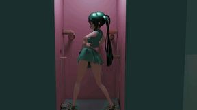 genshin impact mona glory hole room hentai gangbang undress sex and dance mmd 3d clear blue clothes