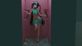 genshin impact mona glory hole room hentai gangbang undress sex and dance mmd 3d clear blue clothes
