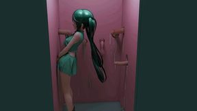 genshin impact mona glory hole room hentai gangbang undress sex and dance mmd 3d clear blue clothes