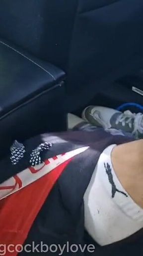 A Young Femboy Twink Screams and Moans From the Pleasure of a Cock in His Ass in Full View of the Public!