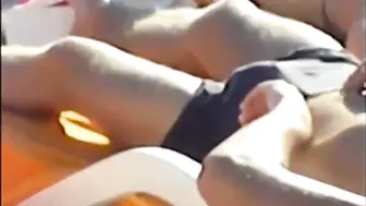 Daddies Show Off Big Cocks by the Pool