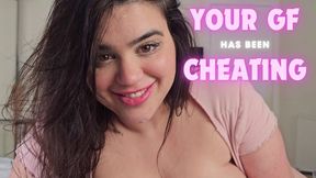 Cheating GF comes home with facial and panties full of cum