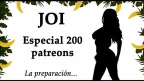 Dirty Spanish JOI fiesta for 200 freaks, 200 ass&#x1F351;-destroying rides, with filthy audio, &#x00A1;&#x00A1;&#x00A1;