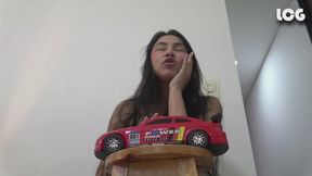 Diosa Cruelly Humiliates Destroys Pervert Sports Car Big Ass Crushing