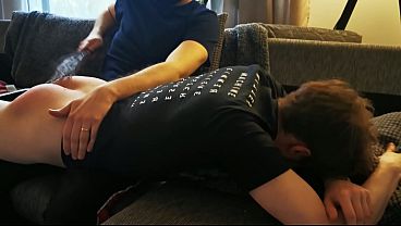 Amateurboy gets his first spanking - Full alternate camera [Nice Long Promo]