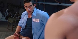 HotHouse Large Pecker Latino Caught Milking off