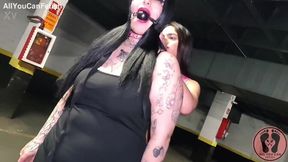 Curvy Latina BBW humiliated in public park