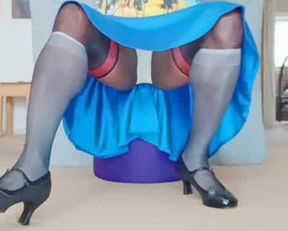 BlueGirl70 Wide Legs Panties Exposure