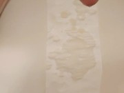【運動部】学生の鉄板！オナニー紳士達が一度は通るトイレットペーパーへの射精。【初心】