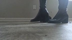 boot domination - Leather Boots vs Your Precious Teddy Bear, femdom, trampling, mind fuck 4k