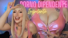 Porno dipendente impotente ITA - italiana - gotica - calze a rete - JOI - gooner - umiliazione - loser segaiolo - Dialoghi in italiano - Dea - latex