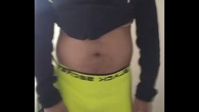 Estoy modelando en calzones 3