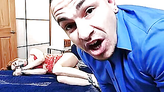 Harley Ann Wolf bound with duct tape and fucked