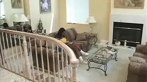 Big boobs cheerleader on the big black dick