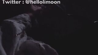 French-Canadian Cutie Sucks Her Boyfriend's Dick in Car