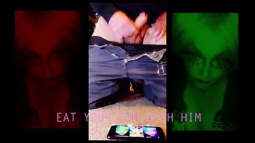 Jerk and eat your yummy cummies with sissy boi vinny