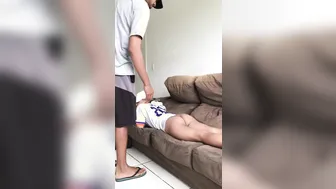 Brazilian teen couple in passionate blowjob and anal session
