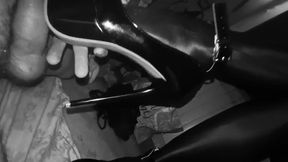 MILF Padrona Heels Wreck Slave Cock Gushing Cum Tsunami