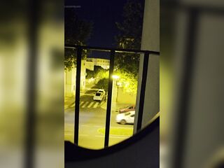 Masturbating in public