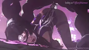 Superheroines clash in a wild 3D animated hentai fuck session