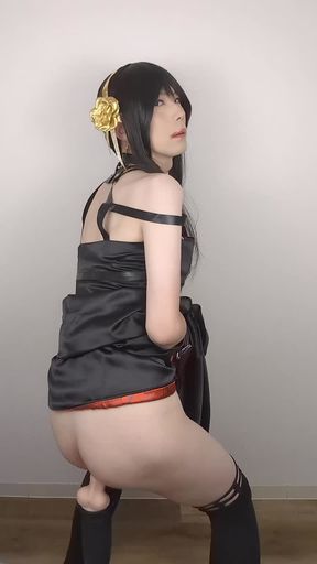 Yor Forger with fuckmachine